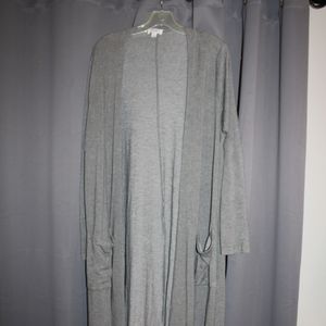 Gray LuLaRoe Sarah Cardigan